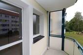Beispiel Balkon - Etagenwohnung mit 47,80 m&sup2; in Freiberg zur Miete