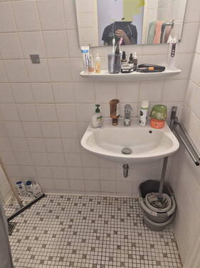 Badezimmer - 1 Zimmer Etagenwohnung zur Miete in Münster
