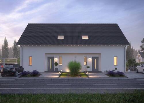 Hausansicht - 5 Zimmer Doppelhaushälfte in Soest