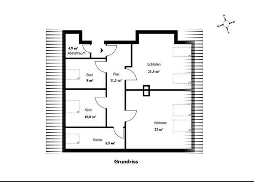 Grundflächenplan - 