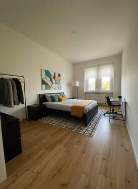 Schlafzimmer (Wohnidee) - (KI generiert) - 2 Zimmer Etagenwohnung zum Kaufen in Berlin