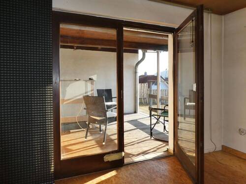 Blick zum Balkon - 