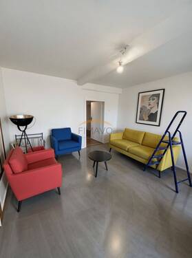 Zimmer... - Wohnzimmer, Bauhaus - (KI generiert) - 