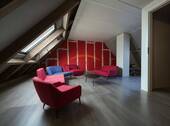 ausbaubarer Dachboden... - Wohnzimmer, Bauhaus - (KI generiert) - 
