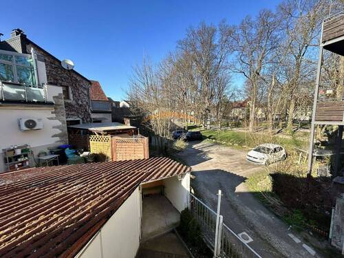 Blick vom Wintergarten... - 