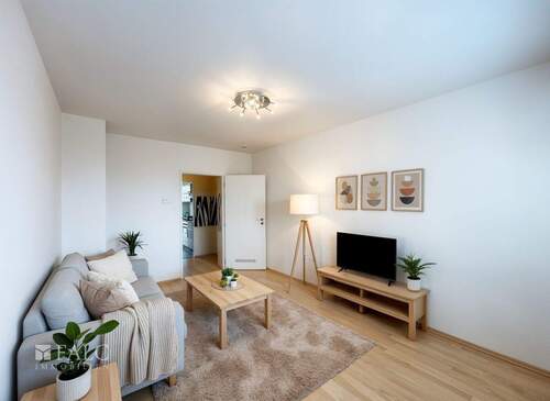 Wohnzimmer - (KI generiert) - 3 Zimmer Etagenwohnung zum Kaufen in Aachen