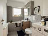 Badezimmer - 2025 saniert - helle 2-Zimmer Wohnung mit Balkon in ruhiger Lage