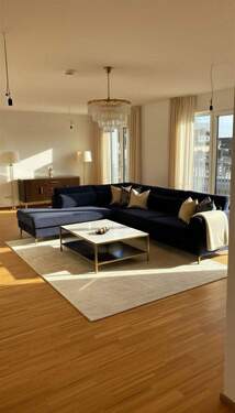 Wohnzimmer - (KI generiert) - 4 Zimmer Etagenwohnung in Offenbach am Main