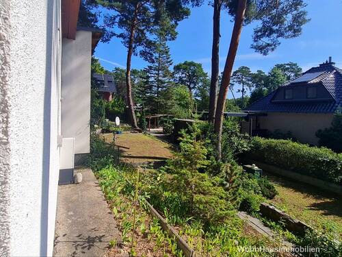 Blick untere Hanglage - Baugrundstück mit Hanglage: ca. 200 m Entfernung zum See