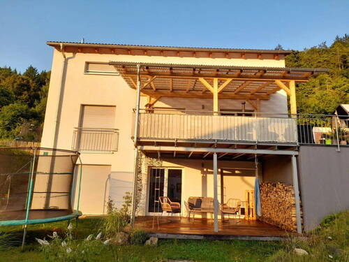 Außenansicht Frontal - Einfamilienhaus Massivhaus in Breitenbrunn - Bj. 2020 KMH