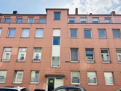 Frontansicht - 2 Zimmer Etagenwohnung zum Kaufen in Krefeld