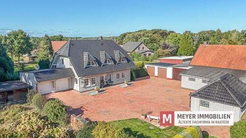 Objektansicht - Individuelle Gewerbefläche + Einfamilienhaus direkt in Jaderberg (Obj.-Nr. 6537)