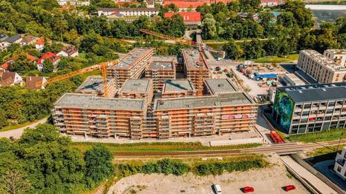 Bautenstand von oben - 