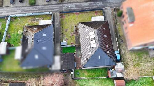 Luftansicht - 4 Zimmer Doppelhaushälfte zum Kaufen in Geestland