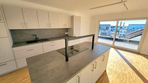 Küche mit Kochinsel - 