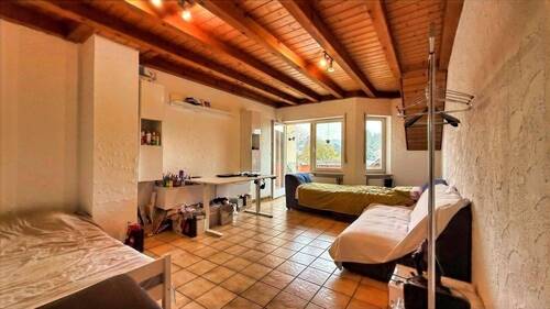 Wohnzimmer - Etagenwohnung mit 78,00 m&sup2; in Rielasingen-Worblingen zum Kaufen