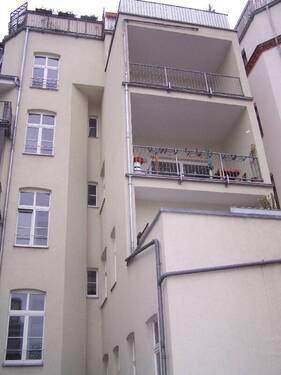 Rückseite - 3 Zimmer Etagenwohnung zur Miete in Zwickau-Innenstadt
