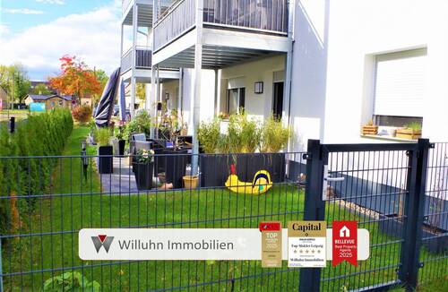Musterhaus - Zum 01.09.2025 - Moderne Terrassenwohnung mit Stellplatz und Garage 