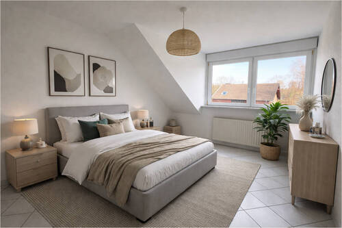 KI generiertes Schlafzimmer Foto - 