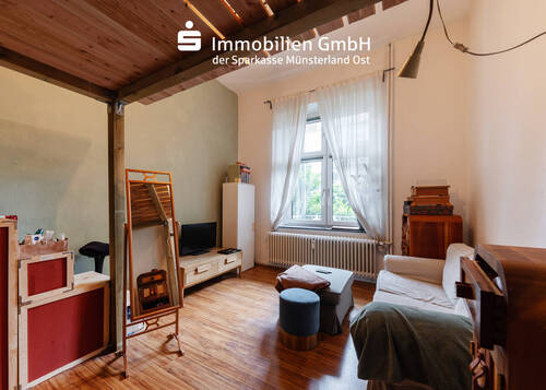 Wohnzimmer - 2 Zimmer Etagenwohnung in Münster