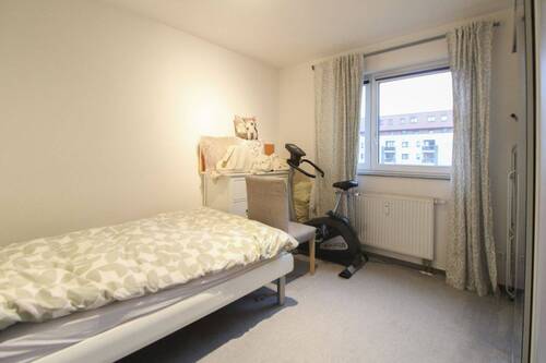Schlafzimmer - Etagenwohnung mit 49,10 m&sup2; in Stuttgart zum Kaufen