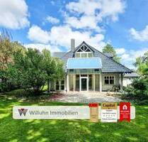 Architektenhaus mit 156 m² Wohnfläche + 1441 m² Grundstück I Wintergarten I Doppelgarage - Machern