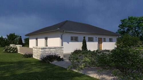 Ansicht Eingang - Bungalow mit 149,90 m² in Darmstadt - Eberstadt zum Kaufen