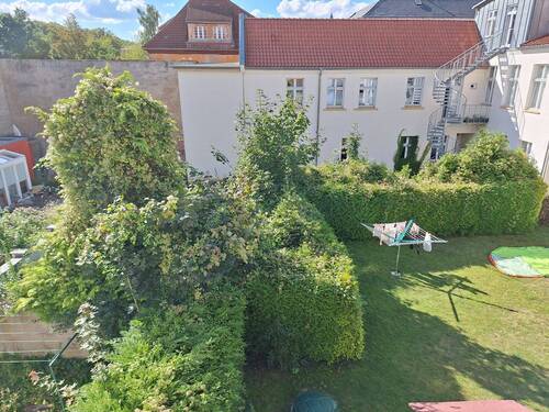 Ausblick Hofseite - Etagenwohnung mit 50,80 m&sup2; in Greifswald zur Miete