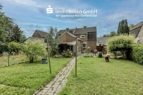 Rückansicht - 4 Zimmer Doppelhaushälfte zum Kaufen in Beckum