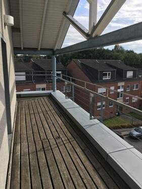Dachterrasse - Singleapartment mit Atmosphäre über den Dächern von Hoengen - mit Dachterrasse!