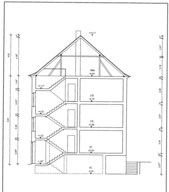 Prohliser Straße 1 A, Aufmass Schnitt.png - 1 Zimmer Mehrfamilienhaus, Wohnhaus zum Kaufen in Dresden