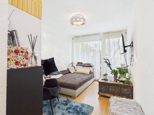 Wohnzimmer - 1 Zimmer Etagenwohnung zum Kaufen in Konstanz / Petershausen