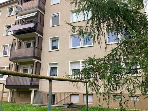 Rückansicht - Etagenwohnung mit 46,00 m&sup2; in Oranienbaum-Wörlitz zum Kaufen