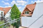 Balkon mit Sichtschutz - 
