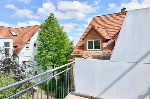 Balkon mit Sichtschutz - 