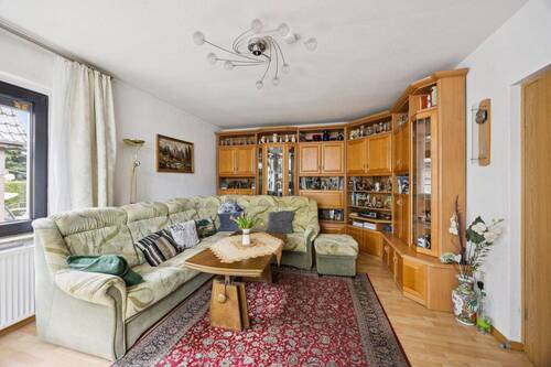 Wohnzimmer (Ansicht 2) - 3 Zimmer Doppelhaushälfte in Neuenhagen bei Berlin