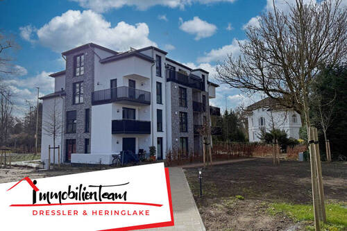 Neubau Erstbezug - Neubau-Erstbezug in Halstenbek: Stilvolle 2-Zimmer-Wohnung mit Balkon ins Grüne