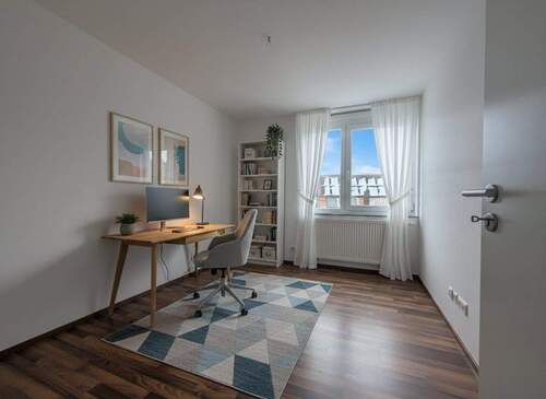 Arbeitszimmer Digitales Staging - 4 Zimmer Etagenwohnung zum Kaufen in Böblingen