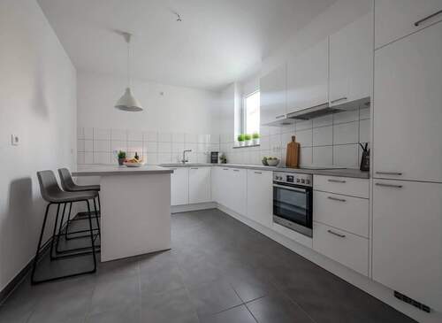 Küche Digitales Staging - Etagenwohnung mit 83,00 m&sup2; in Böblingen zum Kaufen
