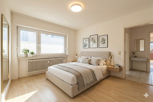 Schlafzimmer - Nachher (Visualisierung) - 