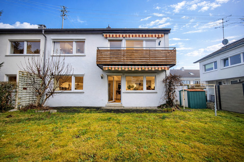 Ansicht Gartenseite - Vorher - 6 Zimmer Doppelhaushälfte zum Kaufen in Uhldingen-Mühlhofen