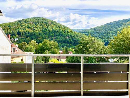 Balkonaussicht - 6 Zimmer Reihenendhaus zur Miete in Heidelberg