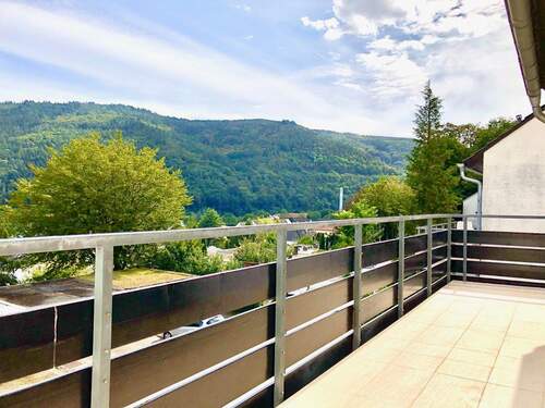 Balkonaussicht - 6 Zimmer Reihenendhaus in Heidelberg