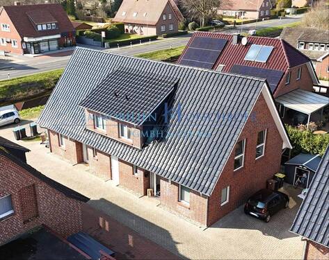 Ansicht - K 622 - Neuwertige, attraktive und vermietete Doppelhaushälfte mit minimalen Energiekosten in ruhiger Lage von Papenburg!