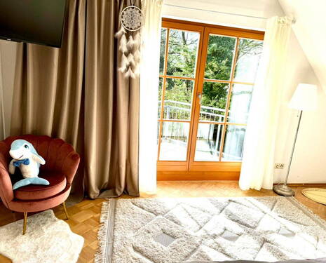 Blick aus dem Bett - 