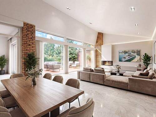 VISIO-EG-Wohn-Esszimmer - 5 Zimmer Einfamilienhaus zum Kaufen in Hersbruck