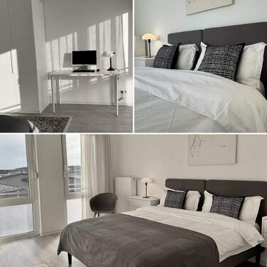 Schlafzimmer mit viel Platz - 