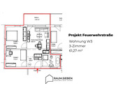W3 - MFH Feuerwehrstraße - Etagenwohnung mit 61,30 m&sup2; in Lahr/Schwarzwald zum Kaufen