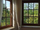 Gartenblick vom Ess-Erker aus - 
