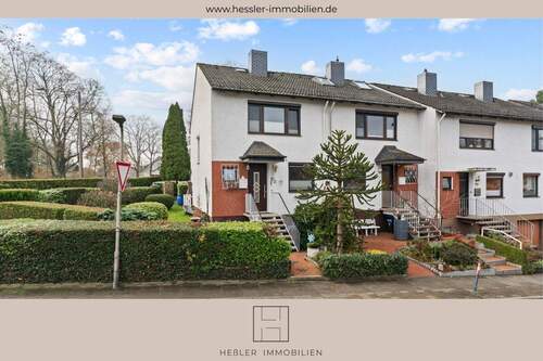 Außenansicht - Bremen - Arbergen I Reihenendhaus mit Garten, Garage und Vollkeller